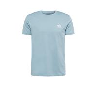 ALPHA INDUSTRIES T-Shirt bleu clair / blanc, Taille XL