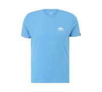 ALPHA INDUSTRIES T-Shirt bleu clair / blanc, Taille XXL