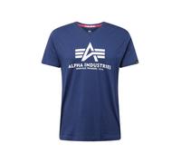 Alpha Industries Shirt Basique à col en V pour Hommes, Ultra Navy