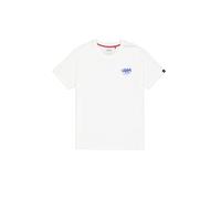 ALPHA INDUSTRIES T-Shirt bleu roi / blanc, Taille M