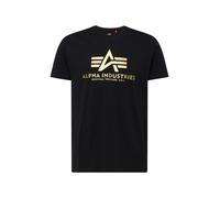 ALPHA INDUSTRIES T-Shirt 'Carbon' or / noir, Taille M