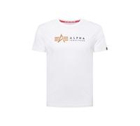 T-shirt Alpha Industries Label T Blanc M