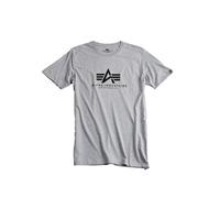 Alpha Industries Basic Big Logo T-Shirt pour homme Taille XS - Gris