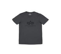 ALPHA INDUSTRIES T-Shirt gris foncé / noir, Taille L