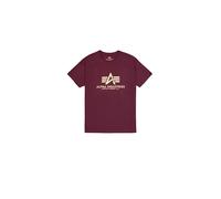 ALPHA INDUSTRIES T-Shirt écru / bourgogne, Taille XS
