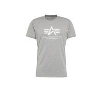 ALPHA INDUSTRIES T-Shirt gris chiné / blanc, Taille S