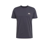 ALPHA INDUSTRIES T-Shirt gris foncé / blanc, Taille M