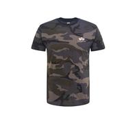 ALPHA INDUSTRIES T-Shirt gris foncé / kaki / noir / blanc, Taille L