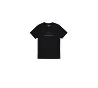 Alpha Industries Basic Big Logo Rubber T-Shirt pour homme Taille S - Noir/gris