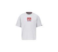 ALPHA INDUSTRIES T-Shirt gris / rouge / noir, Taille S