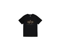 Alpha Industries Basic Big Logo Effect Print T-Shirt pour homme Taille XL - Noir