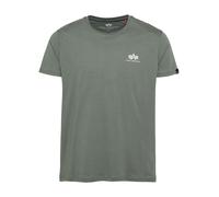 Alpha Industries Basic Small Logo Short Sleeve T-shirt Vert M Homme