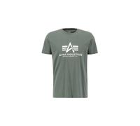 ALPHA INDUSTRIES T-Shirt kaki / blanc, Taille S