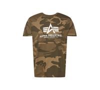 ALPHA INDUSTRIES T-Shirt kaki / olive / sapin / blanc, Taille S