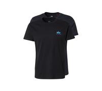ALPHA INDUSTRIES T-Shirt marine / azur / noir, Taille XXL