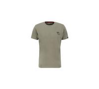 ALPHA INDUSTRIES T-Shirt marron / kaki / olive / vert foncé, Taille S