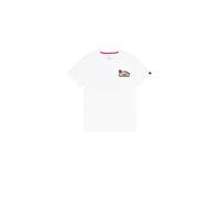 Alpha Industries Naval Backprint T-Shirt pour homme Taille M - Blanc