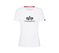 Alpha Industries New Basic Big Logo T-Shirt pour femme Taille L - Blanc