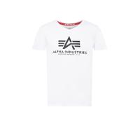 ALPHA INDUSTRIES T-Shirt noir / blanc, Taille L