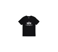 ALPHA INDUSTRIES T-Shirt noir / blanc, Taille L