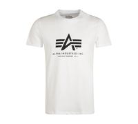 ALPHA INDUSTRIES T-Shirt noir / blanc, Taille L