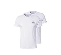 ALPHA INDUSTRIES T-Shirt noir / blanc, Taille XXL