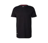 Alpha Industries Label Back Print Short Sleeve T-shirt Noir 2XL Homme