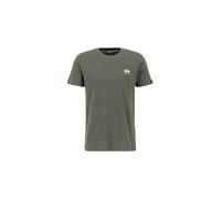 ALPHA INDUSTRIES T-Shirt olive / blanc, Taille L