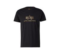 Alpha Industries Basic Mid Logo TPU T-Shirt pour homme Taille L - Noir/or