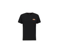 ALPHA INDUSTRIES T-Shirt orange / noir / blanc, Taille M