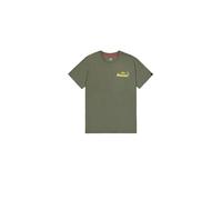 ALPHA INDUSTRIES T-Shirt 'Pearl Harbor' jaune / olive / rouge cerise / noir, Taille XL