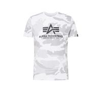 ALPHA INDUSTRIES T-Shirt pierre / gris clair / noir / blanc, Taille XL