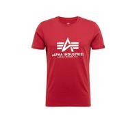ALPHA INDUSTRIES T-Shirt rouge / blanc, Taille M