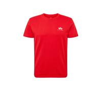 Alpha Industries Basic Small Logo T-Shirt pour homme Taille 2XL - Rouge
