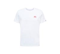 ALPHA INDUSTRIES T-Shirt rouge / noir / blanc, Taille S