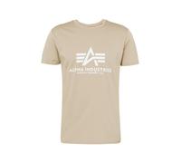 Alpha Industries Basic Short Sleeve T-shirt Beige L Homme