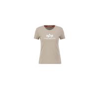 ALPHA INDUSTRIES T-shirt sable / blanc, Taille S