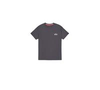 ALPHA INDUSTRIES T-Shirt taupe / rouge / blanc, Taille L