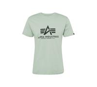 ALPHA INDUSTRIES T-Shirt vert pastel / noir, Taille S