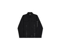 Alpha Industries Tactical Overshirt Surchemises pour homme Taille M - Noir