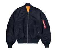 Alpha Industries - Veste Bomber Réversible Style Ma-1 - Homme - Vestes - Bleu - Taille: L