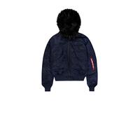 ALPHA INDUSTRIES Veste d’hiver '45/P Hooded Custom' bleu marine, Taille S