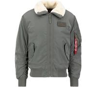 ALPHA INDUSTRIES Veste d’hiver 'B15-3 TT' vert foncé / coquille d'oeuf, Taille M