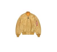 ALPHA INDUSTRIES Veste d’hiver 'MA-1 Heritage' or / orange / rouge, Taille S