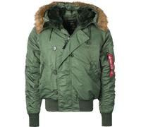 Alpha Industries N-2B Heritage Vestes d'hiver pour homme Taille 2XL - Vert olive