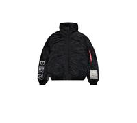 Alpha Industries MA-1 Hooded Studio Veste bombers pour homme Taille M - Noir