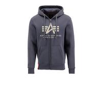 ALPHA INDUSTRIES Veste de survêtement crème / gris, Taille S