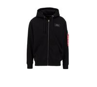 ALPHA INDUSTRIES Veste de survêtement rouge / noir, Taille S