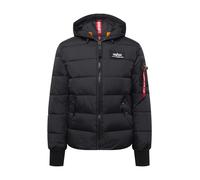 Alpha Industries Hooded Puffer Fd Jacket Noir L Homme