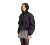 Alpha Industries Ma-1 Cropped Jacket Noir L Femme